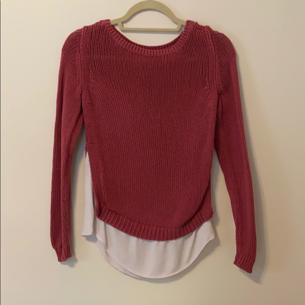 Loft long sleeve knitted sweater